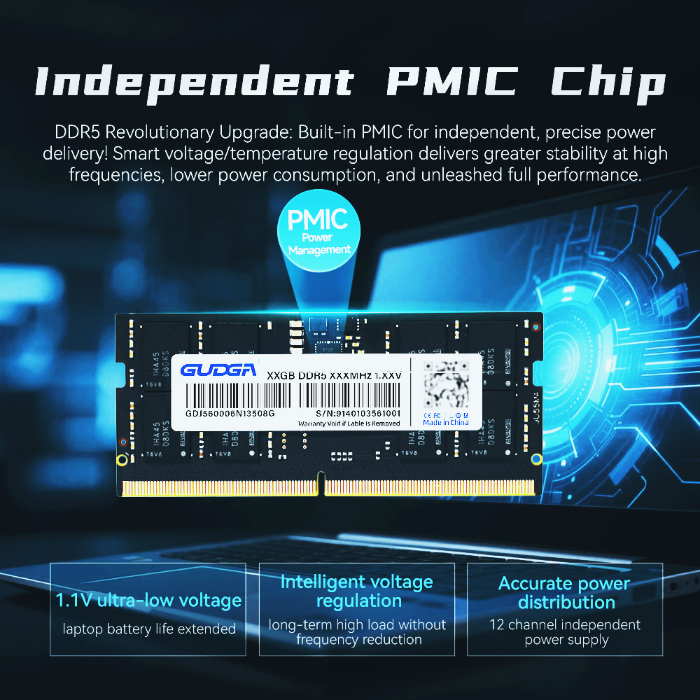 แรม GUDGA DDR5 8GB 16GB 32GB ห - Ddr5 Sodimm บทวิจารณ์และราคา